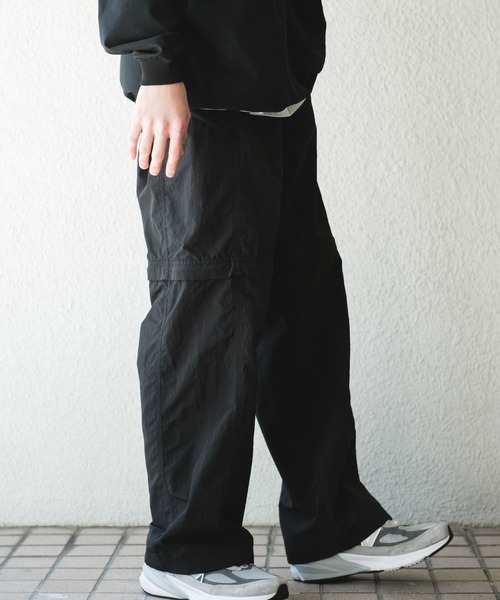 URBAN RESEARCH DOORS(アーバンリサーチドアーズ)の「ナイロンタッサー デタッチャブルパンツ(その他パンツ・メンズ・チャコールグレー/ブラック・LARGE/MEDIUM)」の21枚目の写真