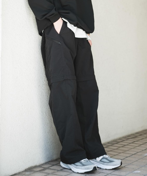 URBAN RESEARCH DOORS(アーバンリサーチドアーズ)の「ナイロンタッサー デタッチャブルパンツ(その他パンツ・メンズ・チャコールグレー/ブラック・LARGE/MEDIUM)」の22枚目の写真