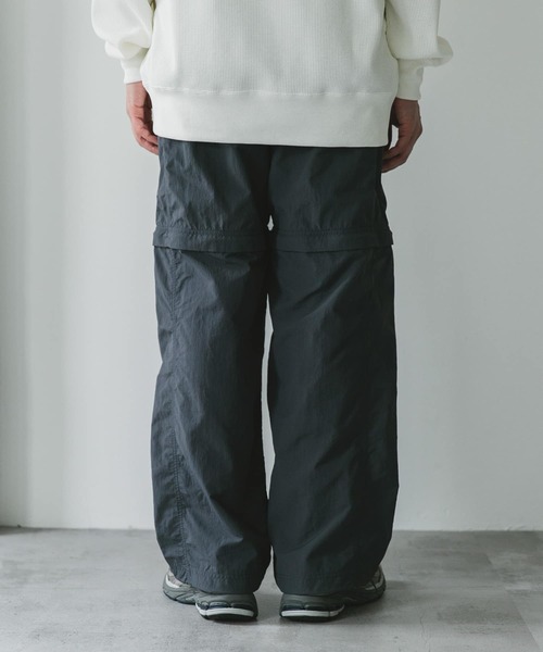 URBAN RESEARCH DOORS(アーバンリサーチドアーズ)の「ナイロンタッサー デタッチャブルパンツ(その他パンツ・メンズ・チャコールグレー/ブラック・LARGE/MEDIUM)」の6枚目の写真