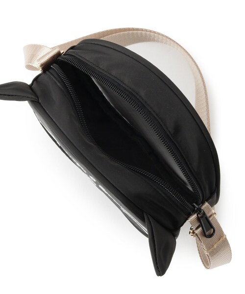 SHOO・LA・RUE（シューラルー）の「ネコラウンドメッシュポシェット（ショルダーバッグ・キッズ・アイボリー/ブラック・00）」の6枚目の写真