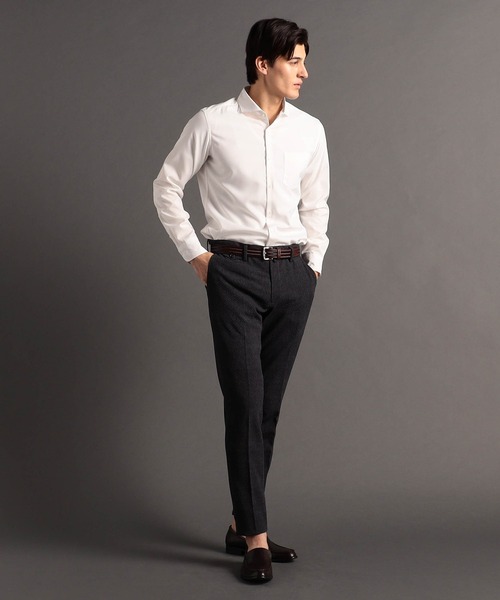 MONSIEUR NICOLE（ムッシュニコル）の「ポリエステルブロード カッタウェイカラーシャツ（シャツ/ブラウス・メンズ・ピンク/ネイビー/ホワイト・MEDIUM/LARGE/X-LARGE/SMALL）」の5枚目の写真