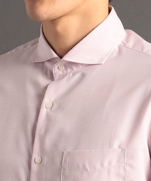 MONSIEUR NICOLE（ムッシュニコル）の「ポリエステルブロード カッタウェイカラーシャツ（シャツ/ブラウス・メンズ・ピンク/ネイビー/ホワイト・MEDIUM/LARGE/X-LARGE/SMALL）」の9枚目の写真