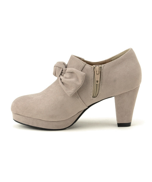 MAJESTIC LEGON(マジェスティックレゴン)の「リボン付ブーティー(ブーツ・レディース・ダークブラウン/ボルドー/グレー/ブラック・LARGE/MEDIUM/SMALL/X-LARGE)」の9枚目の写真