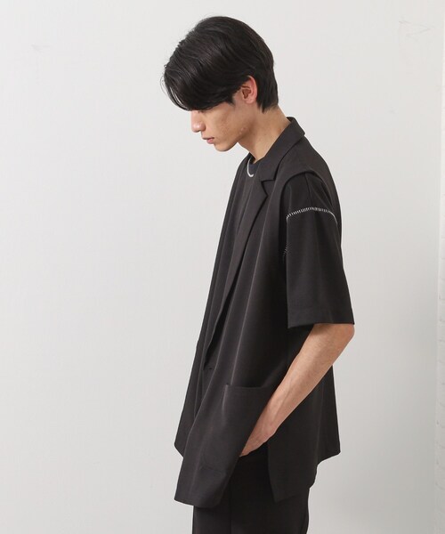 THE SHOP TK （ザ ショップ ティーケー ）の「ダブルジレ【セットアップ可/洗濯機OK】（ベスト・メンズ・グレー系2/ブラック・02/03）」の19枚目の写真