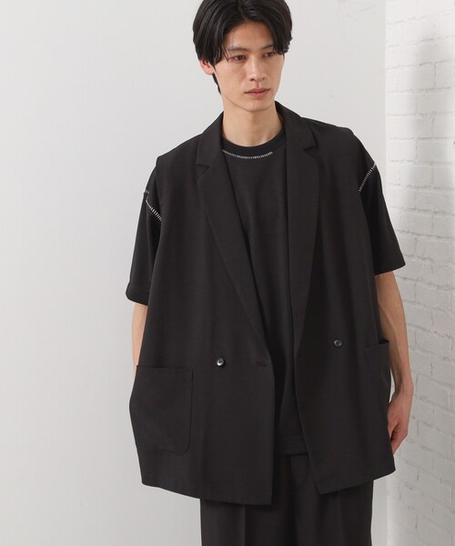 THE SHOP TK （ザ ショップ ティーケー ）の「ダブルジレ【セットアップ可/洗濯機OK】（ベスト・メンズ・グレー系2/ブラック・02/03）」の20枚目の写真