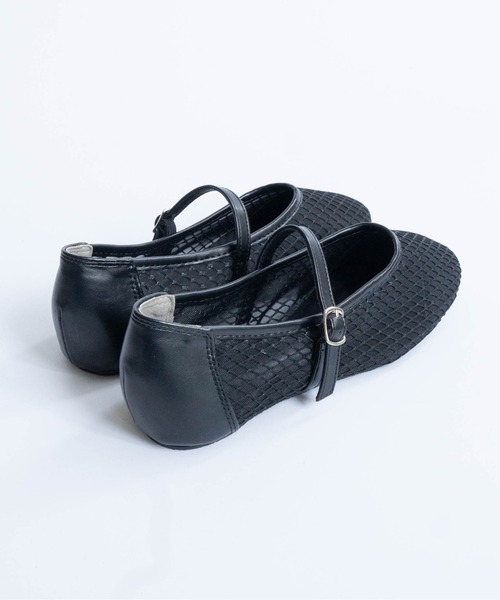 Fabby fabby（ファビィーファビィー）の「ラウンドメッシュシューズ（パンプス・レディース・ブラック/ゴールド/シルバー・LARGE/MEDIUM/SMALL）」の6枚目の写真