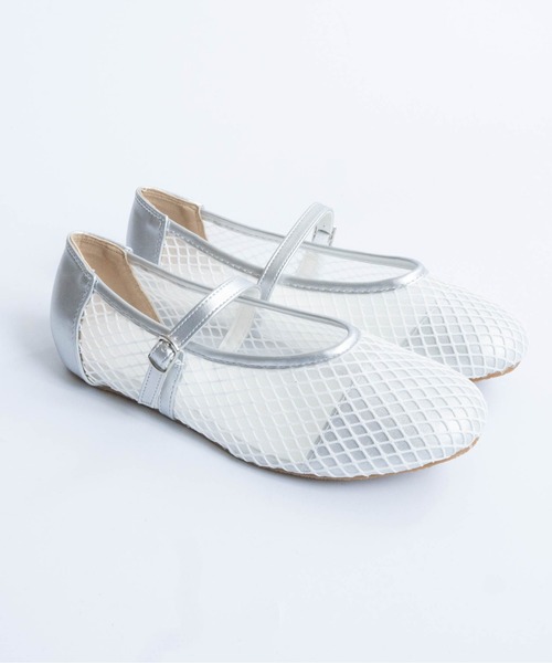 Fabby fabby（ファビィーファビィー）の「ラウンドメッシュシューズ（パンプス・レディース・ブラック/ゴールド/シルバー・LARGE/MEDIUM/SMALL）」の14枚目の写真