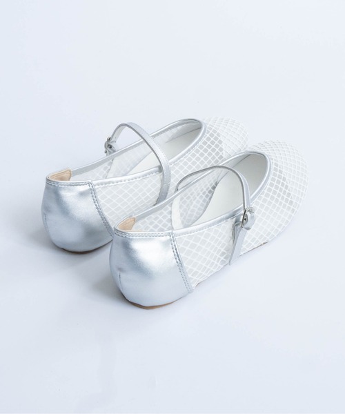 Fabby fabby（ファビィーファビィー）の「ラウンドメッシュシューズ（パンプス・レディース・ブラック/ゴールド/シルバー・LARGE/MEDIUM/SMALL）」の15枚目の写真