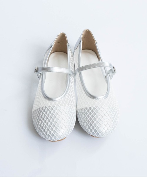 Fabby fabby（ファビィーファビィー）の「ラウンドメッシュシューズ（パンプス・レディース・ブラック/ゴールド/シルバー・LARGE/MEDIUM/SMALL）」の20枚目の写真