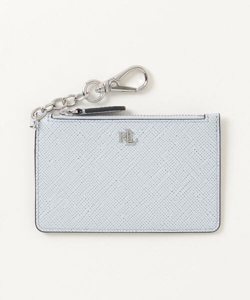 【Lauren Ralph Lauren】クロスハッチレザー ジップカードケース クロスハッチ レザー ジップ カード ケース（カードケース