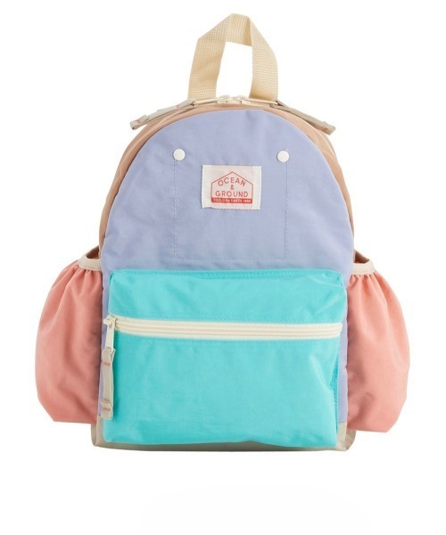Ocean&Ground（オーシャン&グラウンド）の「DAYPACK CRAZY（バックパック/リュック・キッズ・ライトブルー/ライトグレー/ベージュ/ブルー/エメラルド/ライトパープル/キャメル/ライトピンク・SMALL/MEDIUM/X-SMALL）」の6枚目の写真