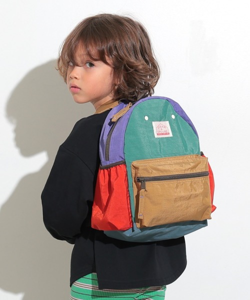 Ocean&Ground（オーシャン&グラウンド）の「DAYPACK CRAZY（バックパック/リュック・キッズ・ライトブルー/ライトグレー/ベージュ/ブルー/エメラルド/ライトパープル/キャメル/ライトピンク・SMALL/MEDIUM/X-SMALL）」の3枚目の写真