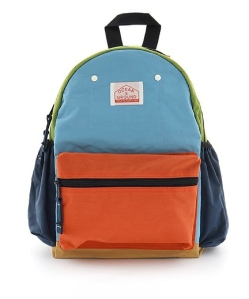 Ocean&Ground（オーシャン&グラウンド）の「DAYPACK CRAZY（バックパック/リュック・キッズ・ライトブルー/ライトグレー/ベージュ/ブルー/エメラルド/ライトパープル/キャメル/ライトピンク・SMALL/MEDIUM/X-SMALL）」の4枚目の写真
