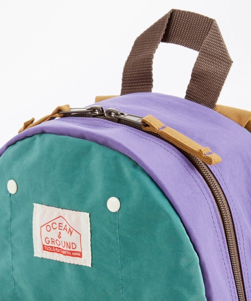 Ocean&Ground（オーシャン&グラウンド）の「DAYPACK CRAZY（バックパック/リュック・キッズ・ライトブルー/ライトグレー/ベージュ/ブルー/エメラルド/ライトパープル/キャメル/ライトピンク・SMALL/MEDIUM/X-SMALL）」の21枚目の写真