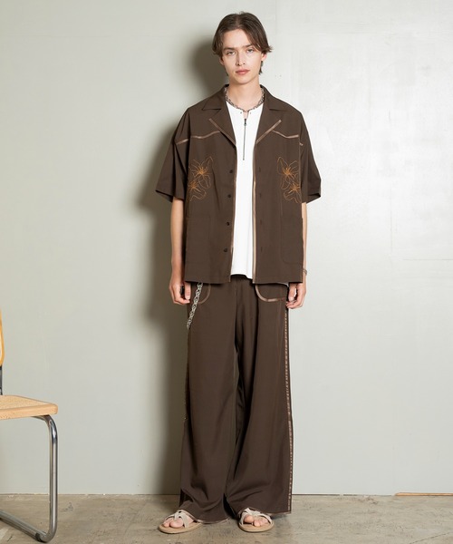 Forte(フォルテ)(フォルテ)の「Side Slit Zip No-sleeve T-shirts/ジップノースリーブTシャツ/洗える(Tシャツ/カットソー・メンズ・ホワイト/ブラック/カーキ・MEDIUM/LARGE)」の14枚目の写真