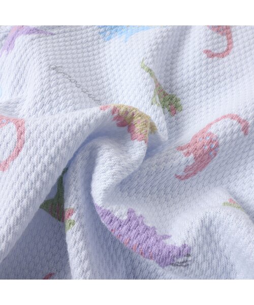 apres les cours（アプレレクール）の「ぽこぽこロンパス（ロンパース・キッズ・ベージュ/その他3/ピンク/サックスブルー・60/70/80）」の6枚目の写真