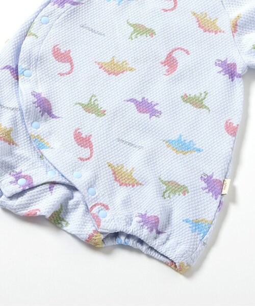 apres les cours（アプレレクール）の「ぽこぽこロンパス（ロンパース・キッズ・ベージュ/その他3/ピンク/サックスブルー・60/70/80）」の10枚目の写真