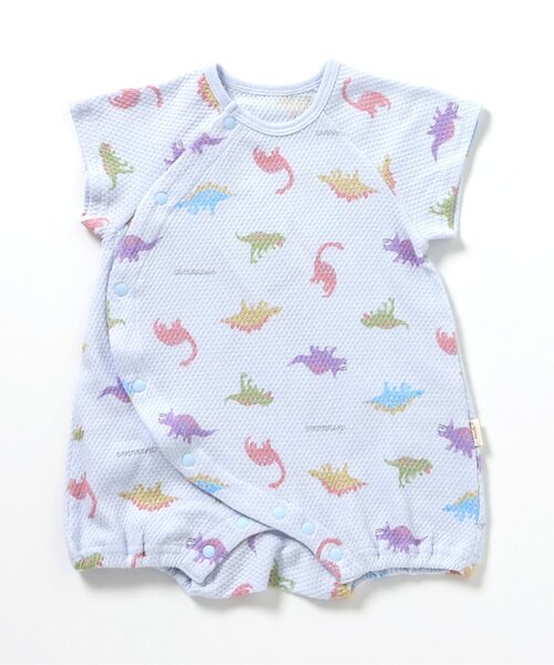 apres les cours（アプレレクール）の「ぽこぽこロンパス（ロンパース・キッズ・ベージュ/その他3/ピンク/サックスブルー・60/70/80）」の3枚目の写真