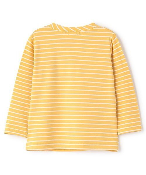 sense of wonder（センスオブワンダー）の「ボーダー長袖Tシャツ（Tシャツ/カットソー・キッズ・イエロー/オフホワイト/ターコイズブルー・110cm/100cm/120cm/130cm/80ｃｍ/90cm）」の4枚目の写真