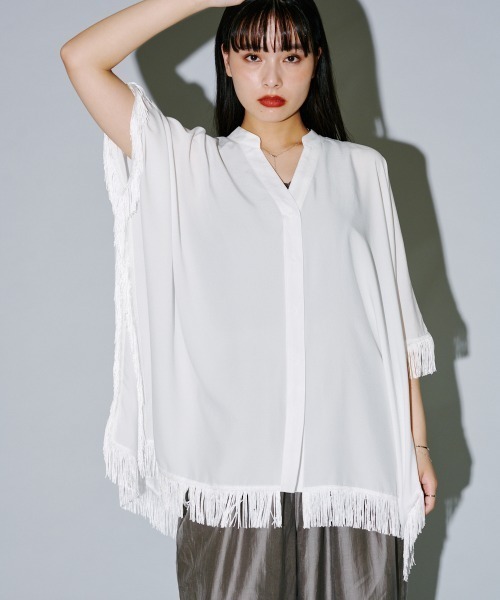 美品！【IRENE】Jersey Bow Tee デザインブラウス シャツ 福袋対象A】 刺繍 ブラウス トップス 半袖 Tシャツ レディース