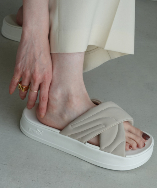 ★PUMA★LEADCAT PLATFORM プーマ レディース リードキャット 楽天市場】PUMA LEADCAT PLATFORM プーマ サンダル スライド