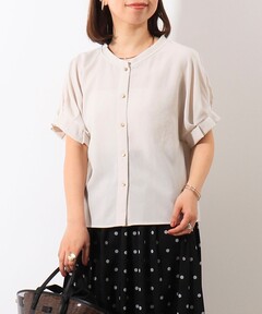 TODAYFUL (トゥデイフル）Halfsleeve Crape Shirts　即日発送 Halfsleeve Crape Shirts（シャツ/ブラウス）｜TODAYFUL
