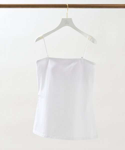 La boutique BonBon（ラブティックボンボン）の「【miki監修】2WAYペチカップキャミ/ミドル丈（キャミソール・レディース・ホワイト/ライトベージュ・PS/FREE）」の14枚目の写真