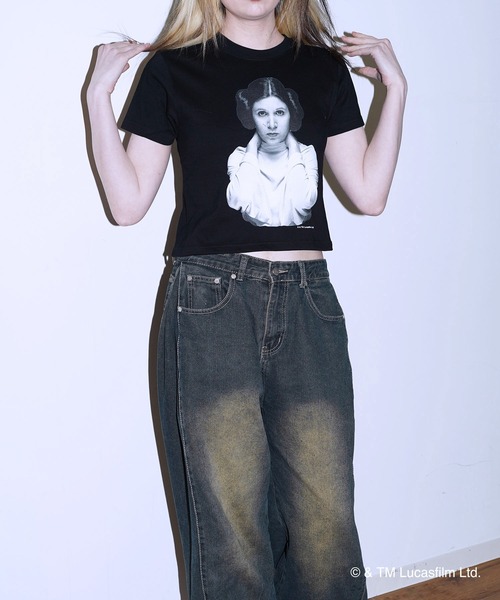 STAR WARS（スターウォーズ）の「STAR WARS / Tee / Princess Leia（Tシャツ/カットソー・メンズ・ホワイト/ブラック・SHORT/X-LARGE/LARGE/MEDIUM）」の5枚目の写真