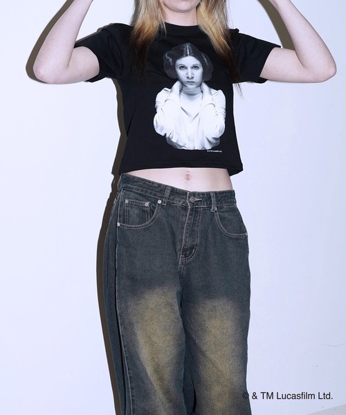 STAR WARS（スターウォーズ）の「STAR WARS / Tee / Princess Leia（Tシャツ/カットソー・メンズ・ホワイト/ブラック・SHORT/X-LARGE/LARGE/MEDIUM）」の6枚目の写真
