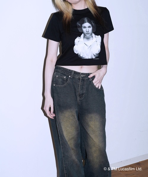STAR WARS（スターウォーズ）の「STAR WARS / Tee / Princess Leia（Tシャツ/カットソー・メンズ・ホワイト/ブラック・SHORT/X-LARGE/LARGE/MEDIUM）」の7枚目の写真