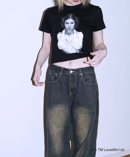 STAR WARS（スターウォーズ）の「STAR WARS / Tee / Princess Leia（Tシャツ/カットソー・メンズ・ホワイト/ブラック・SHORT/X-LARGE/LARGE/MEDIUM）」の9枚目の写真