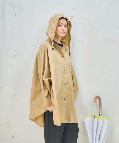 assa(エーエスエスエー)の「レインポンチョ【assa】【WEB限定】(ポンチョ・レディース・カーキ/ベージュ・フリー)」の7枚目の写真