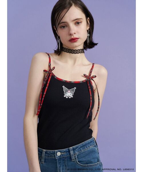 jouetie（ジュエティ）の「【メロクロコラボ】KUROMIリボンキャミ（キャミソール・レディース・オフホワイト/ブラック/その他1・MEDIUM）」の11枚目の写真