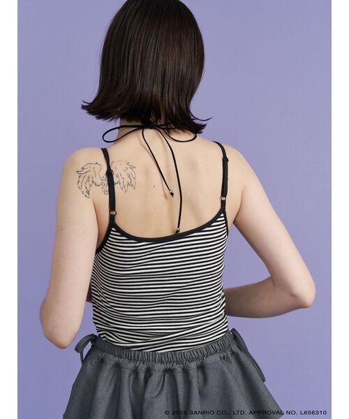 jouetie（ジュエティ）の「【メロクロコラボ】KUROMIリボンキャミ（キャミソール・レディース・オフホワイト/ブラック/その他1・MEDIUM）」の15枚目の写真