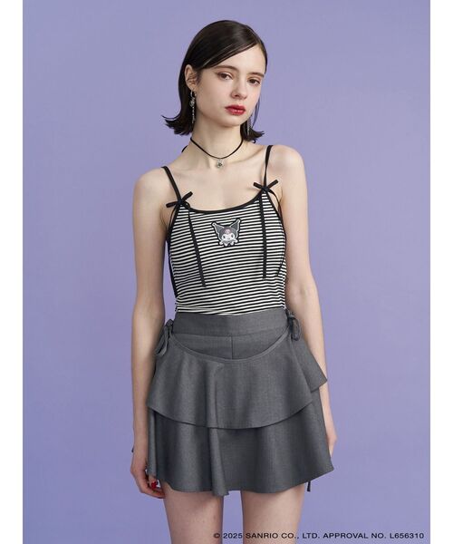 jouetie（ジュエティ）の「【メロクロコラボ】KUROMIリボンキャミ（キャミソール・レディース・オフホワイト/ブラック/その他1・MEDIUM）」の16枚目の写真