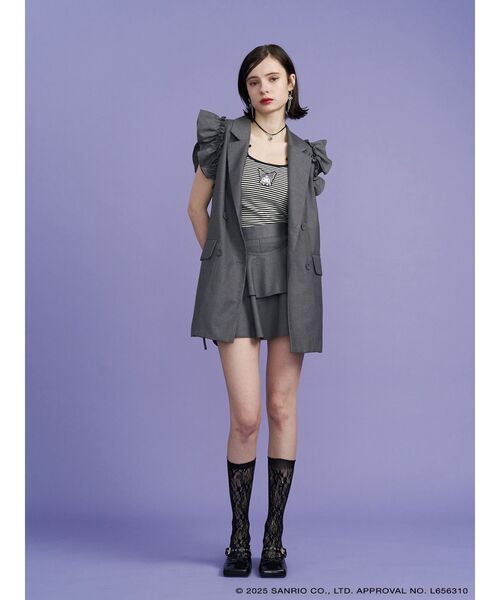 jouetie（ジュエティ）の「【メロクロコラボ】KUROMIリボンキャミ（キャミソール・レディース・オフホワイト/ブラック/その他1・MEDIUM）」の18枚目の写真