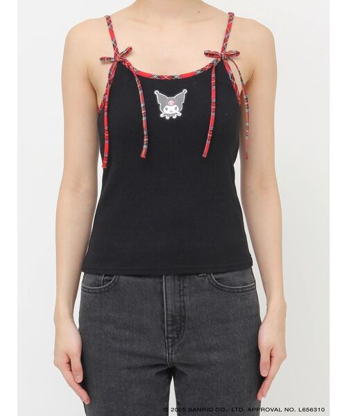 jouetie（ジュエティ）の「【メロクロコラボ】KUROMIリボンキャミ（キャミソール・レディース・オフホワイト/ブラック/その他1・MEDIUM）」の7枚目の写真