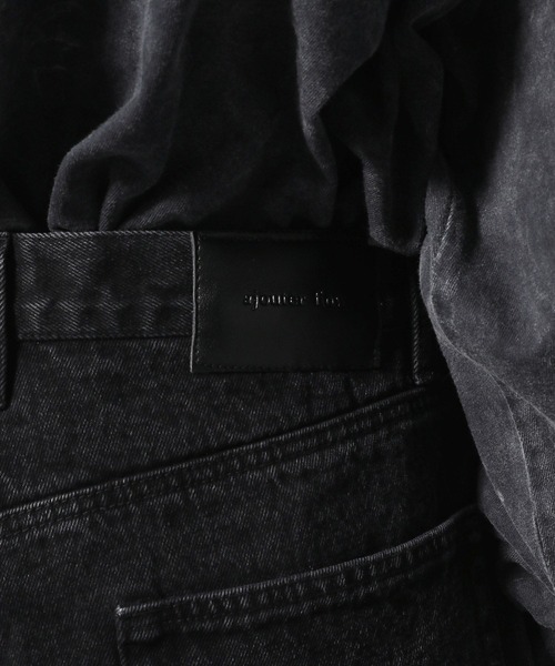 ajouter flow（アジューテフロー）の「【ajouter flow】damage denim half pants（デニムパンツ・メンズ・ブラック/ブルー・L/M）」の18枚目の写真