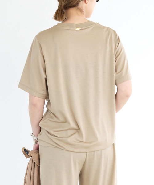 Prime wool jersey Tシャツ（Tシャツ/カットソー）｜Deuxieme