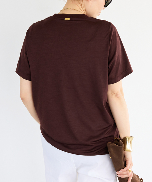 Prime wool jersey Tシャツ（Tシャツ/カットソー）｜Deuxieme