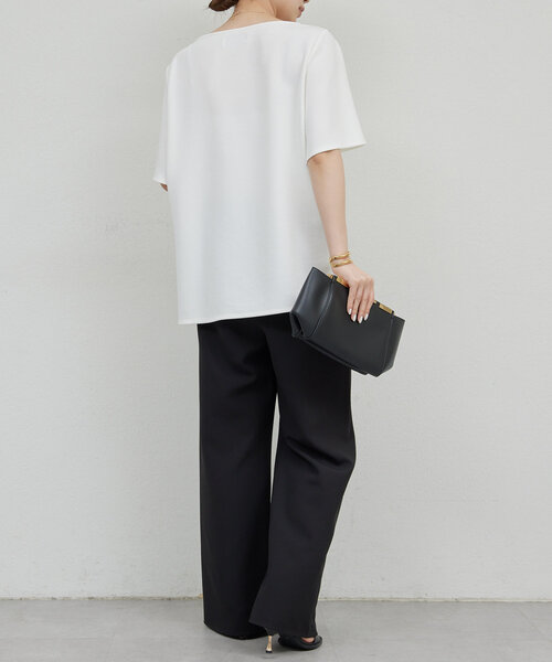 GALLARDAGALANTE（ガリャルダガランテ）の「【セットアップ対応】ポンチイージープルオーバー（Tシャツ/カットソー・レディース・ブラック/ホワイト・FREE）」の11枚目の写真