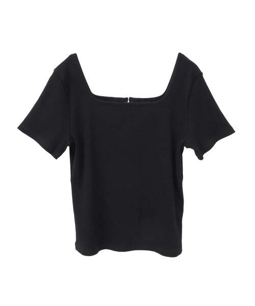 SOFFITTO（ソフィット）の「前後2WAYスクエアネックカットソー（Tシャツ/カットソー・レディース・ホワイト/ブラック・FREE）」の21枚目の写真