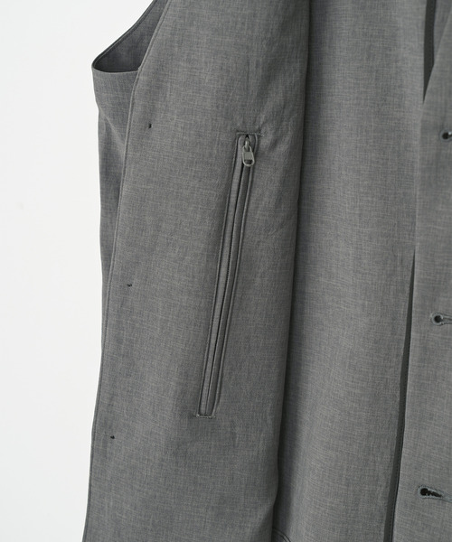 VICTIM（ヴィクティム）の「VICTIM ヴィクティム / GILET VEST 速乾撥水ジレベスト / VTM-25-O-005（ベスト・メンズ・ブラック/グレー・1/2）」の10枚目の写真