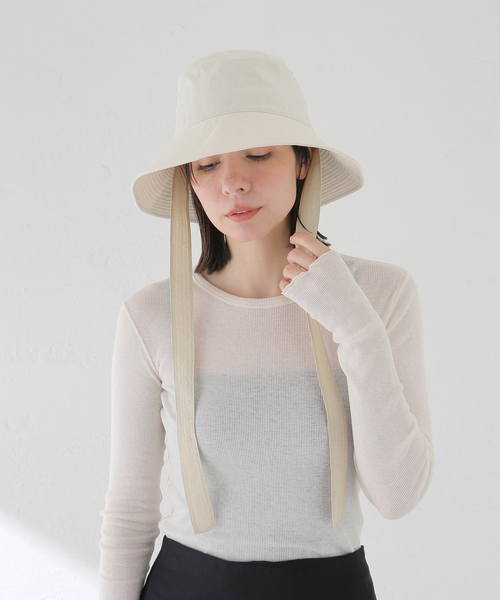セール】La Maison de Lyllis/メゾンドリリス SOMBRA ribbon HAT