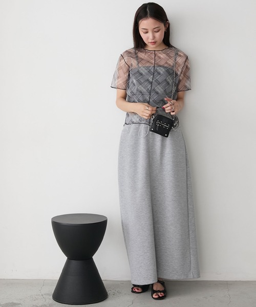 forksy.】スタッズデザイン マイクロ ショルダーウォレット