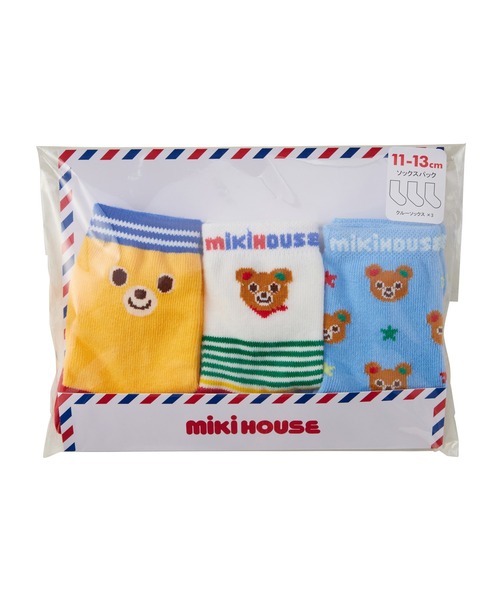 MIKI HOUSE（ミキハウス）の「ソックスパック3足セット（ソックス/靴下・キッズ・ピンク/イエロー/グレー/マルチ・15-17cm/13-15cm/11-13cm）」の18枚目の写真