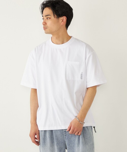 SHIPS Colors(シップス カラーズ)の「SHIPS Colors:〈紫外線防止・遮熱・速乾〉ラッシュガード Tシャツ◇(Tシャツ/カットソー・メンズ・ライトホワイト/ダークグレー/ブラック/グレー・MEDIUM/LARGE/X-LARGE)」の11枚目の写真