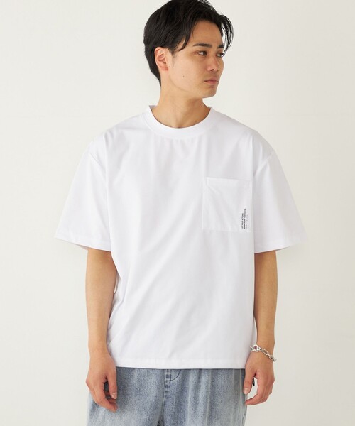 SHIPS Colors(シップス カラーズ)の「SHIPS Colors:〈紫外線防止・遮熱・速乾〉ラッシュガード Tシャツ◇(Tシャツ/カットソー・メンズ・ライトホワイト/ダークグレー/ブラック/グレー・MEDIUM/LARGE/X-LARGE)」の12枚目の写真
