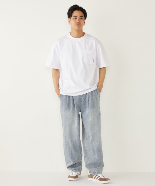SHIPS Colors(シップス カラーズ)の「SHIPS Colors:〈紫外線防止・遮熱・速乾〉ラッシュガード Tシャツ◇(Tシャツ/カットソー・メンズ・ライトホワイト/ダークグレー/ブラック/グレー・MEDIUM/LARGE/X-LARGE)」の13枚目の写真