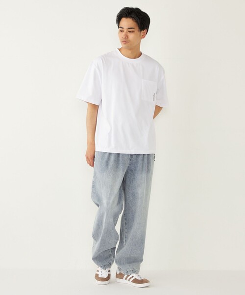 SHIPS Colors(シップス カラーズ)の「SHIPS Colors:〈紫外線防止・遮熱・速乾〉ラッシュガード Tシャツ◇(Tシャツ/カットソー・メンズ・ライトホワイト/ダークグレー/ブラック/グレー・MEDIUM/LARGE/X-LARGE)」の14枚目の写真